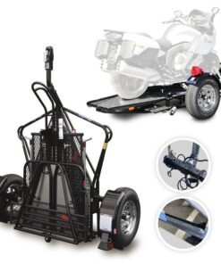 Go! Series Single Rail Ride-Up Folding Motorcycle Trailer