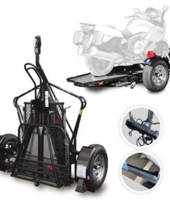 Alternative view of Go! Series Single Rail Ride-Up Folding Motorcycle Trailer