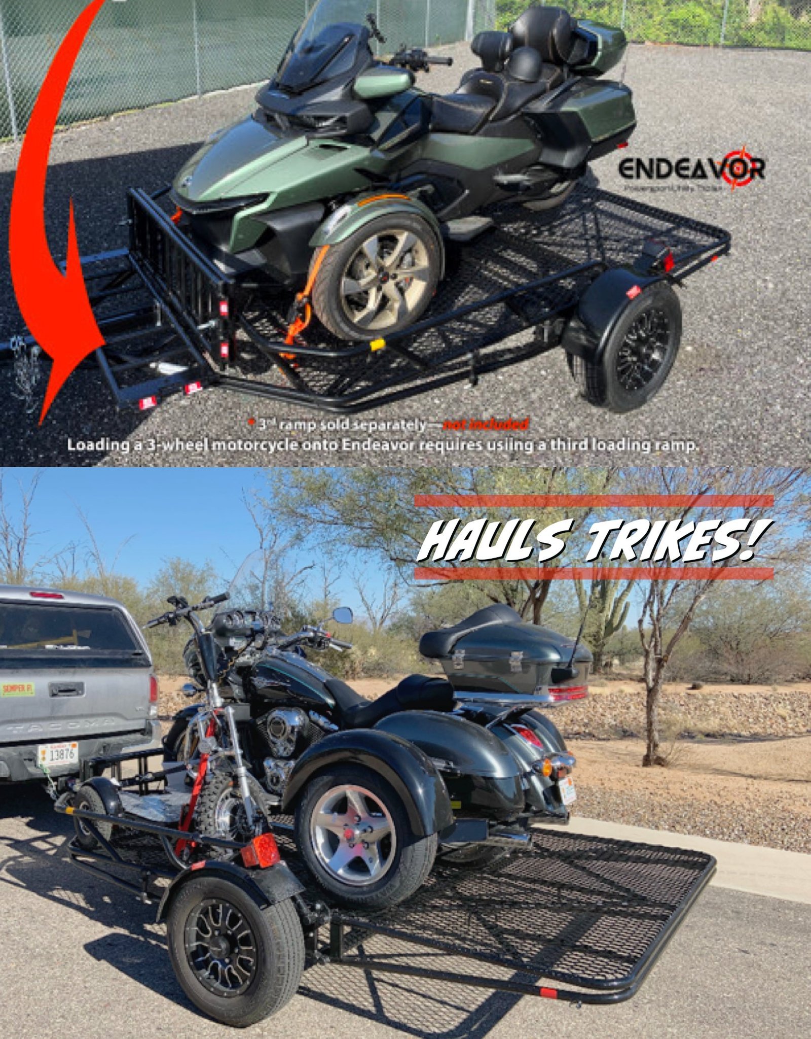 6’x9′ Utility Foldable Trailer - Image 4