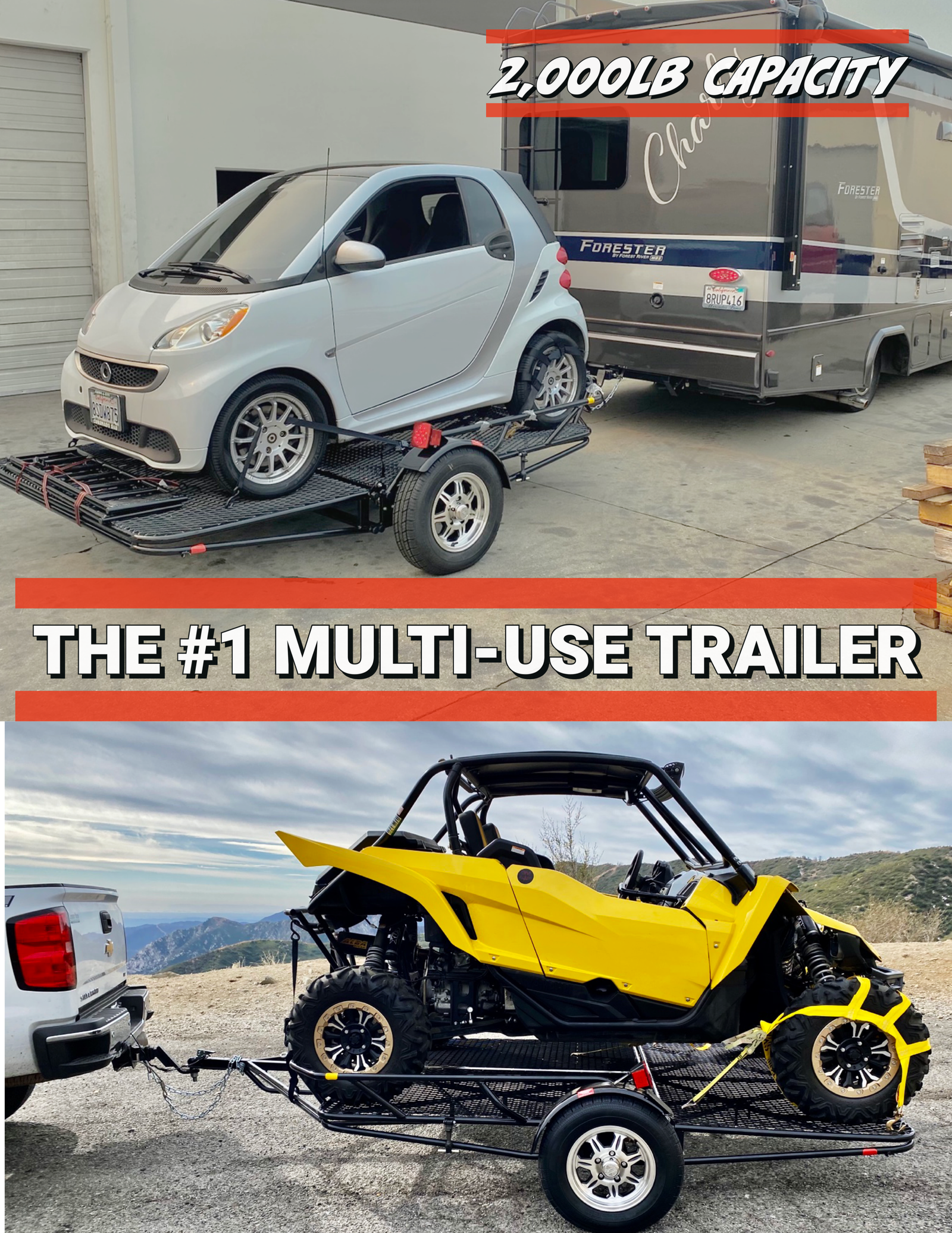 6’x9′ Utility Foldable Trailer - Image 2
