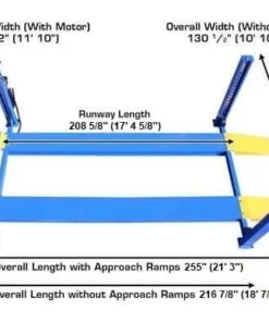 Atlas 414 14,000 lbs Commercial 4 Post Lift - Image 3