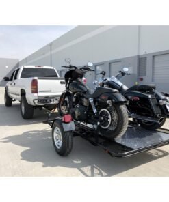 Trinity MT3 Motorcycle Trailer Stand, Store or Roll Ride-Up 3-Rail - Image 35