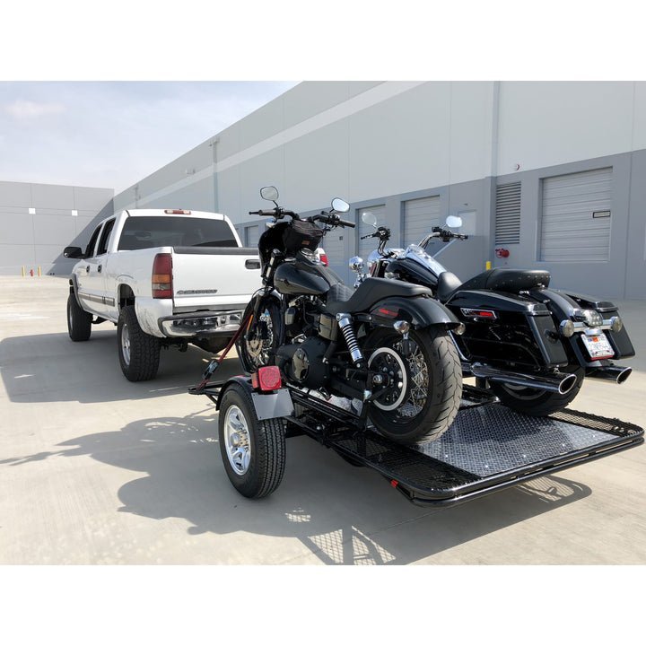 Trinity MT3 Motorcycle Trailer Stand, Store or Roll Ride-Up 3-Rail - Image 35