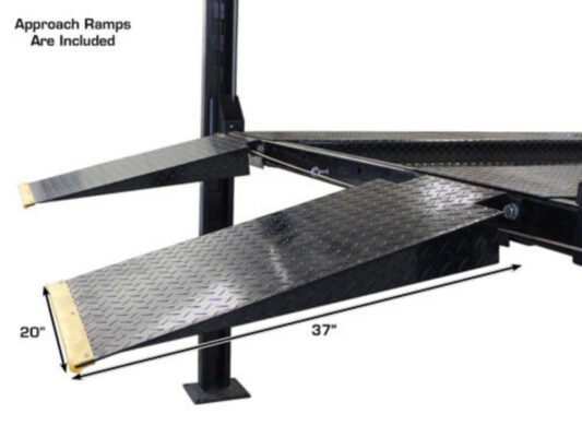 Atlas Garage PRO8000EXT-L 8,000 lb + RJ35 Sliding Jacks Combo 4-Post Lift - Image 3