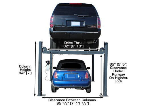 Atlas 408SL Super Deluxe 4-Post Lift - Image 5