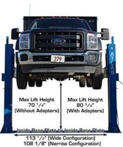 Alternative view of Atlas BP12000X 12,000 lb Commercial Grade Baseplate Lift