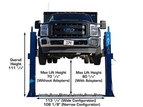 Atlas BP12000X 12,000 lb Commercial Grade Baseplate Lift - Image 2
