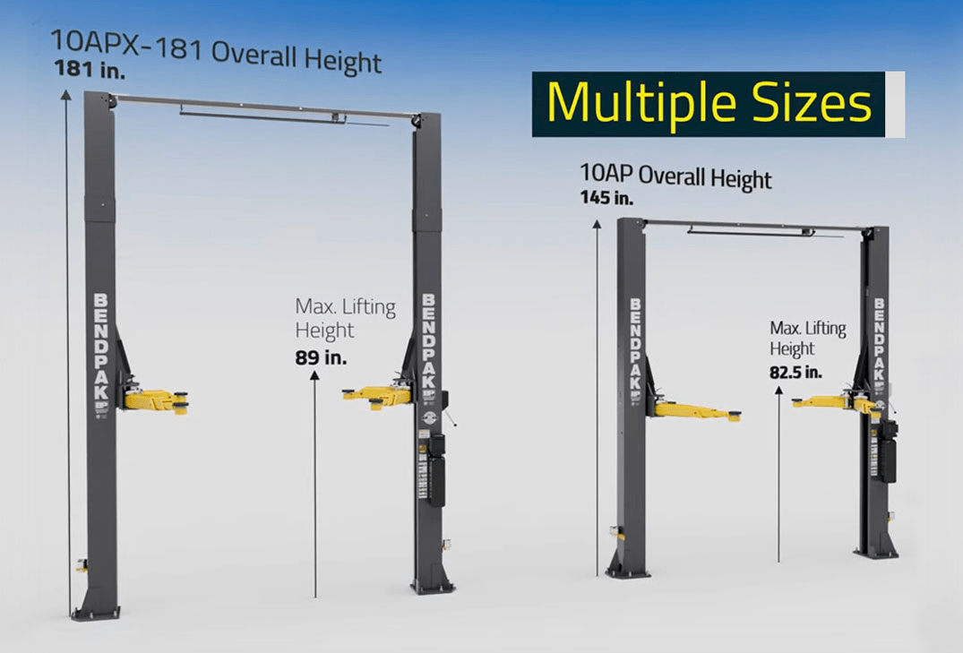 10AP 10,000‐lb. Capacity / Adaptable Clearfloor / Adjustable Width / Screw Pads - Image 10