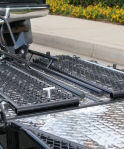 Alpha Sport Single Ride-Up Folding Motorcycle Trailer - Image 6