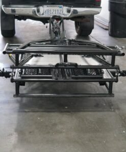 Alpha Sport Single Ride-Up Folding Motorcycle Trailer - Image 9