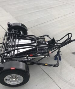 Alpha Sport Single Ride-Up Folding Motorcycle Trailer - Image 12