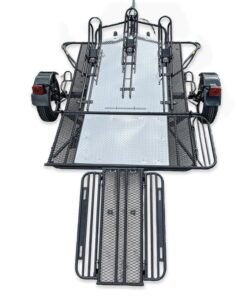 Trinity MT3 Motorcycle Trailer Stand, Store or Roll Ride-Up 3-Rail - Image 34