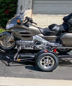 Alpha Sport Single Ride-Up Folding Motorcycle Trailer - Image 19
