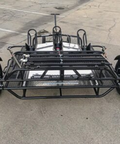 Trinity MT3 Motorcycle Trailer Stand, Store or Roll Ride-Up 3-Rail - Image 20