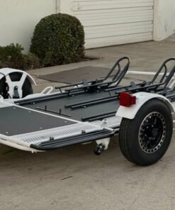 Trinity MT3 Motorcycle Trailer Stand, Store or Roll Ride-Up 3-Rail - Image 19