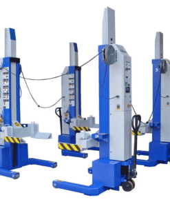 IDEAL MSC-13K-B-452 MOBILE COLUMN LIFT, FOUR COLUMN SET, 52,000 LBS.
