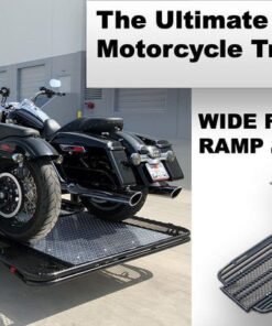 Trinity MT3 Motorcycle Trailer Stand, Store or Roll Ride-Up 3-Rail - Image 8