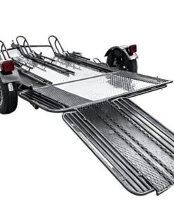 Trinity MT3 Motorcycle Trailer Stand, Store or Roll Ride-Up 3-Rail - Image 28