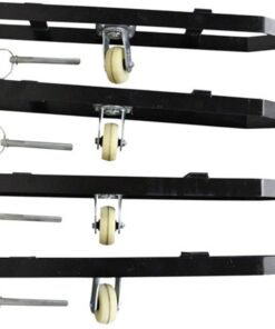 Heavy-duty Wheel kit for 4-post parking lift — set of four wheels and mounting hardware to make your lift mobile. Compatible with most 4-post parking lifts.