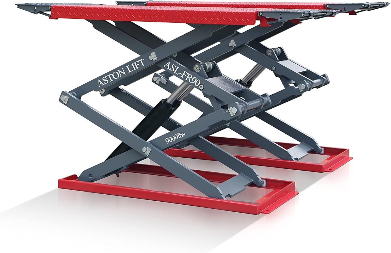 Aston 9000lbs Ultra-Thin Car Auto Scissor Lift Full Rise ***Electric Lock Release*** Hoist 110V ASL-FR9011 - Image 3