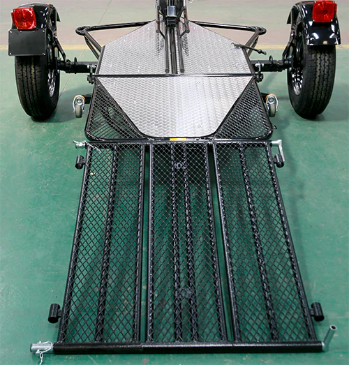 Go! Series Single Rail Ride-Up Folding Motorcycle Trailer - Image 21