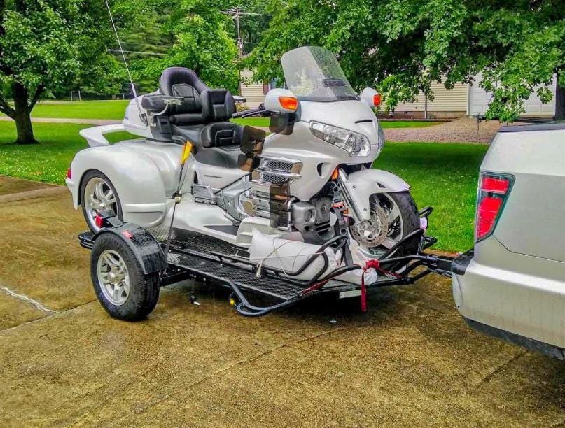 Trinity MT3 Motorcycle Trailer Stand, Store or Roll Ride-Up 3-Rail - Image 30