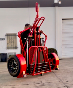 Alpha Sport Single Ride-Up Folding Motorcycle Trailer - Image 27