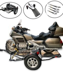 Alpha Sport Single Ride-Up Folding Motorcycle Trailer - Image 28
