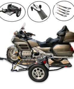 Alpha Sport Single Ride-Up Folding Motorcycle Trailer - Image 29