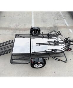 Trinity MT3 Motorcycle Trailer Stand, Store or Roll Ride-Up 3-Rail - Image 32