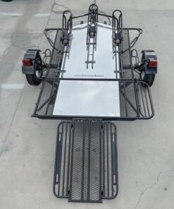 Trinity MT3 Motorcycle Trailer Stand, Store or Roll Ride-Up 3-Rail - Image 38