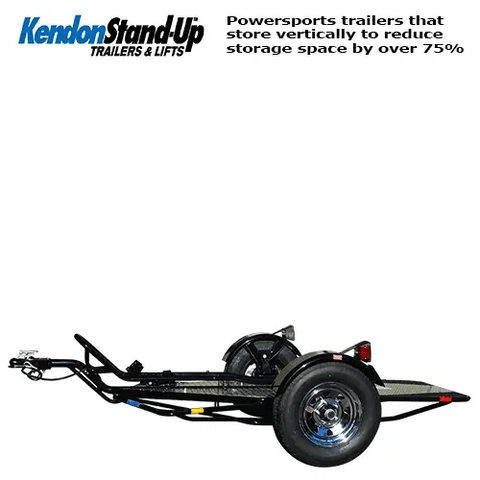 Go! Series Single Rail Ride-Up Folding Motorcycle Trailer - Image 22