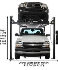 Atlas Garage PRO8000EXT-L 8,000 lb + RJ35 Sliding Jacks Combo 4-Post Lift - Image 5