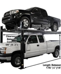 Atlas Garage PRO8000EXT-L 8,000 lb + RJ35 Sliding Jacks Combo 4-Post Lift - Image 6