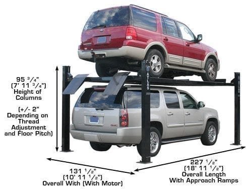 Atlas Garage PRO9000 9,000 lb 4-Post Lif - Image 8
