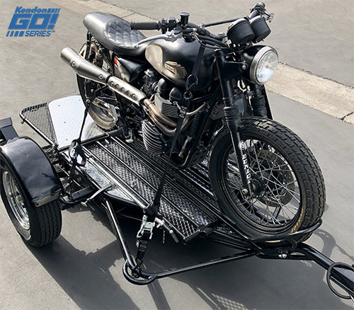 Go! Series Single Rail Ride-Up Folding Motorcycle Trailer - Image 25