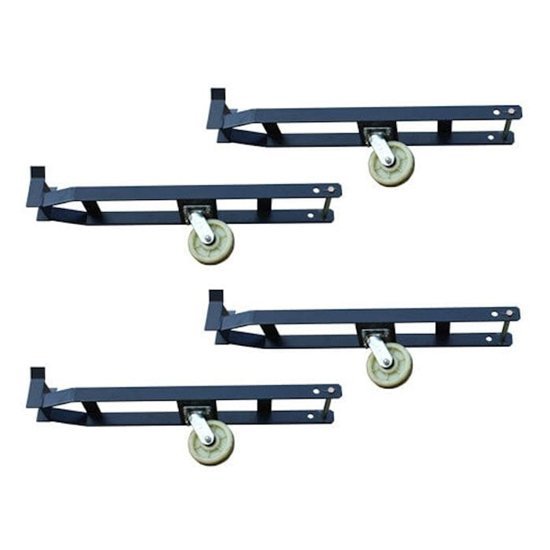 Heavy-duty Wheel kit for 4-post parking lift — set of four wheels and mounting hardware to make your lift mobile. Compatible with most 4-post parking lifts. - Image 2