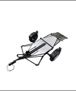 Alpha Sport Single Ride-Up Folding Motorcycle Trailer - Image 13