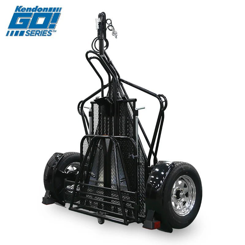 Go! Series Single Rail Ride-Up Folding Motorcycle Trailer - Image 17