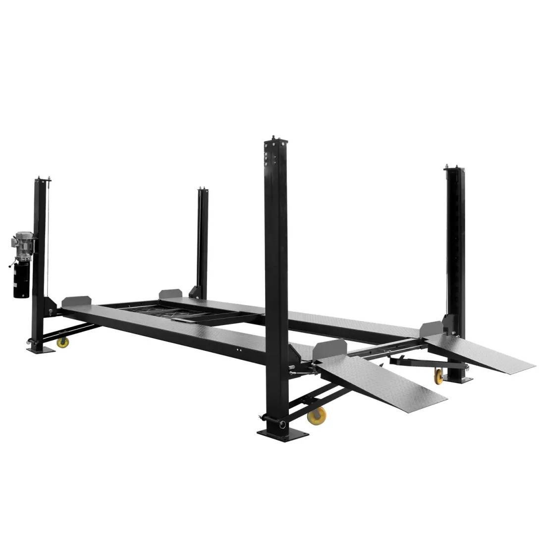 9,000LB 4-Post Portable Parking Storage Service Car Lift – HW-4P9S - Image 9