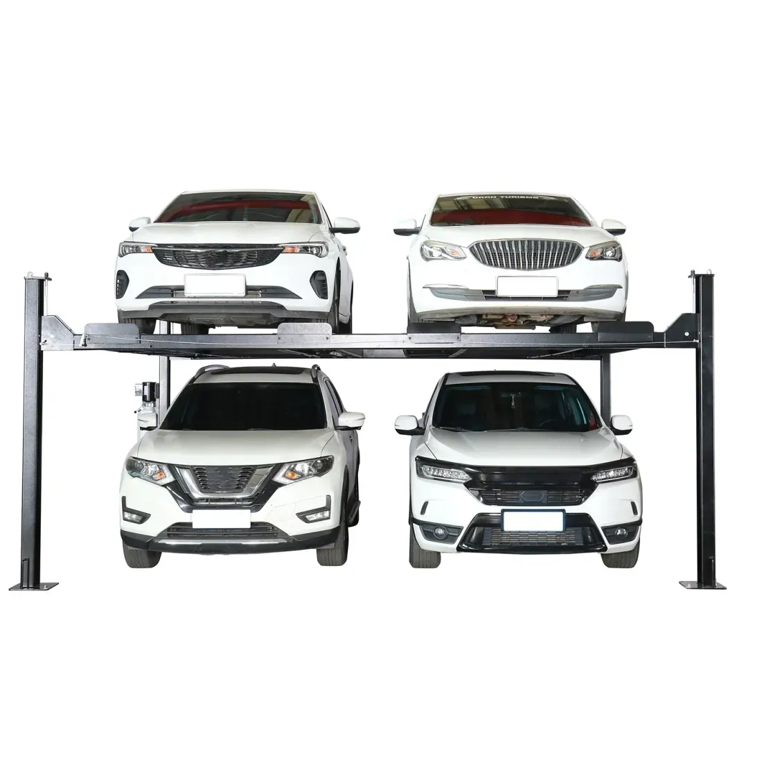9,000LB 4-Post Double Deck Parking Storage Car Lift – HW-9KDP