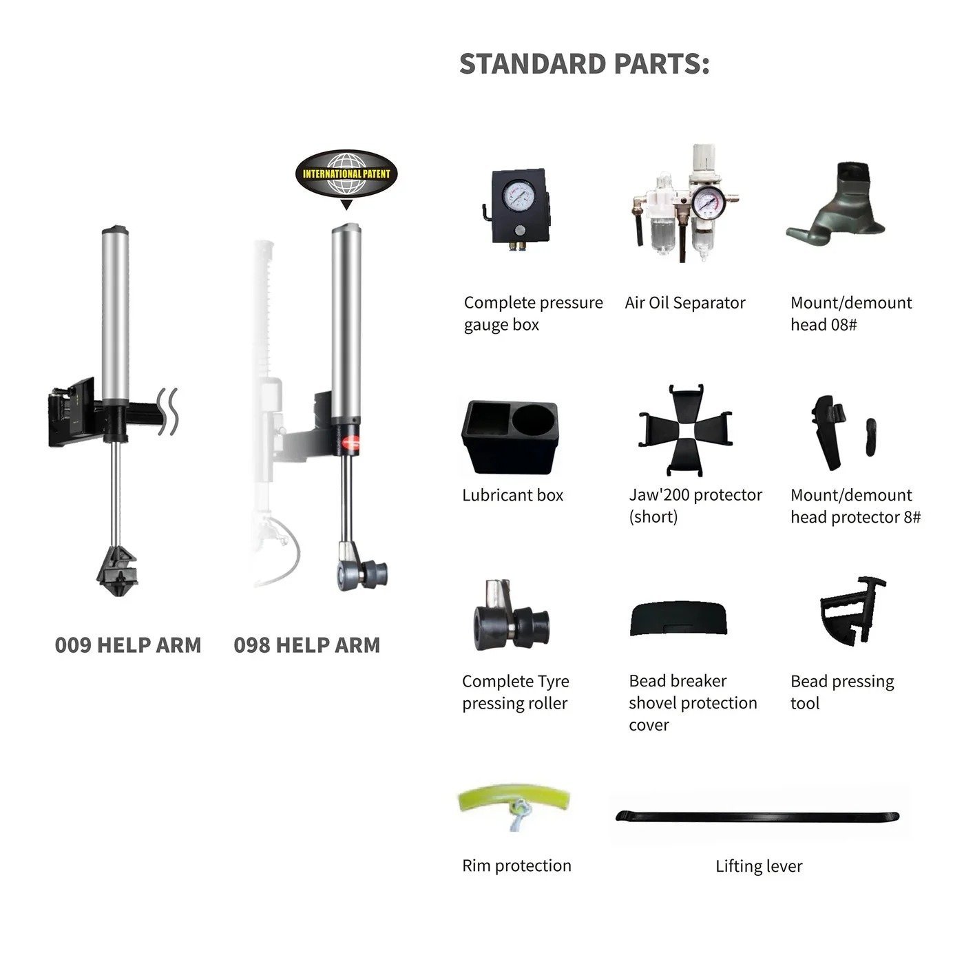 THA-28 Tire Wheel Changer and WBS-500 Tire Wheel Balancer Combo - Image 3