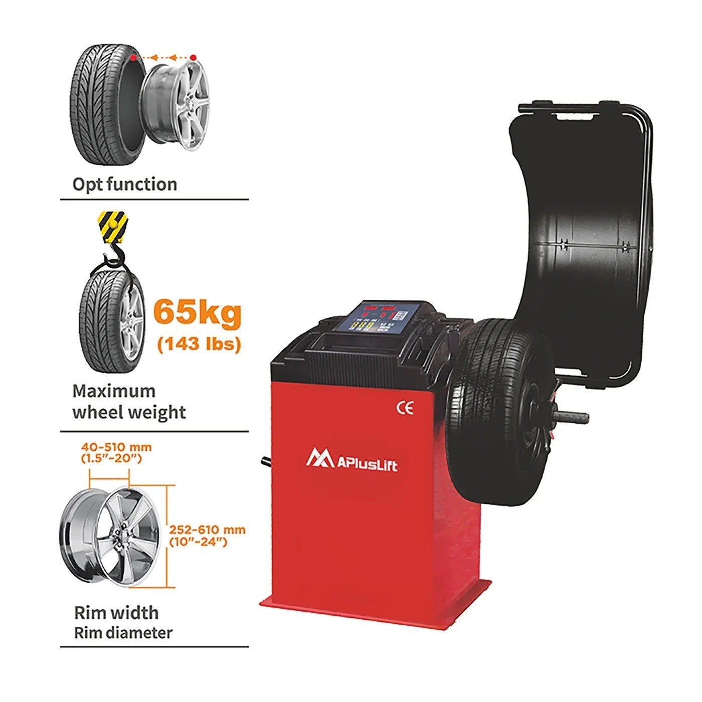 THA-28 Tire Wheel Changer and WBS-500 Tire Wheel Balancer Combo - Image 11
