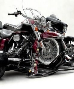 Trinity MT3 Motorcycle Trailer Stand, Store or Roll Ride-Up 3-Rail - Image 5