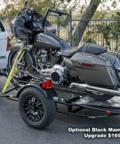 Alpha Sport Single Ride-Up Folding Motorcycle Trailer - Image 21