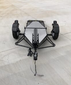 Alpha Sport Single Ride-Up Folding Motorcycle Trailer - Image 23